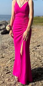 Fushia prom dress