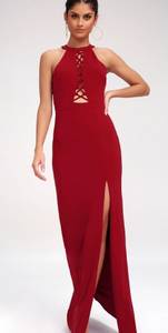 Lulus Halter Maxi Dress