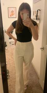 Cream Dress Pants