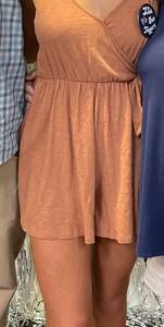 Orange Gameday Romper