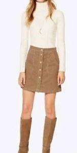 Luciano corduroy skirt 2 beach wood