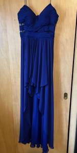 Blue High Low/Prom Dress