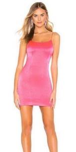 NWT Alice + Olivia Nelle Mini Dress in Barbie Neon Pink Size 0 $265