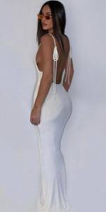 Cream Maxi dress