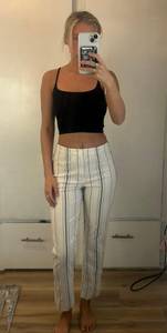 Brandy Melville John Galt Striped Pants