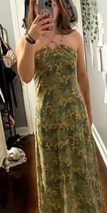 Floral Green Sundress