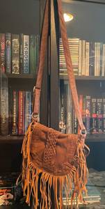 Brown Fringe Purse