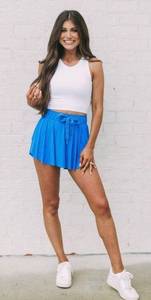 Blue Active Skort