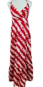 Calypso St Barth for Target Red Tie Dye Maxi Dress 4