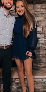 Navy Blue Long Sleeve Romper 