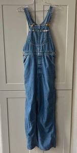 Vintage Lee 1970s Denim Overall Jumpsuit Retro Contemporary Small Cottage