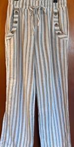 Striped Linen Pant