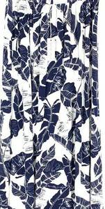 Rachel Pally Women's Size 1X Palma Print Slim Skirt Pull-On Blue White *READ