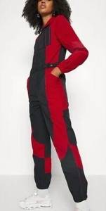 NWT Women's  Jordan Essential Flight Suit Red and Black DJ2626-636 SZ-2X