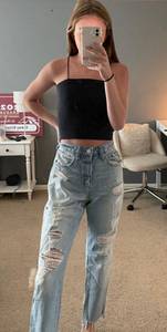 Ripped Mom Jeans