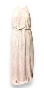 Light Pink/White High Neck Dress