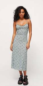 Sage Flower Cotina Dress