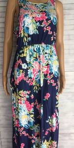 Floral Maxi Dress, Large