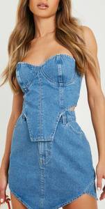 Denim Corset