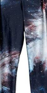 BlackMilk Galaxy Print Leggings Sz L