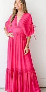 Boutique Hot Pink Dress