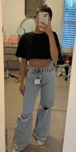 ZARA Wide Leg Jeans