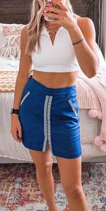 Blue Tennis Skirt 