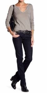 Zadig & Voltaire London Brut Dark Wash Straight Leg Jeans