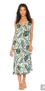 Palm Beach Dress in Moss Green