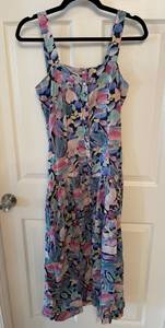 Retro 80’s Style Dress Size L