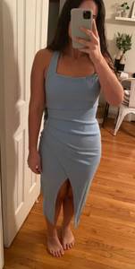 Halter Blue Dress