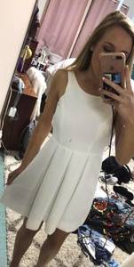 White Semi Dress