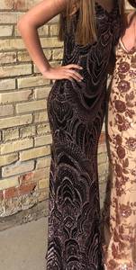 Windsor Formal Black/Rose Gold Dress