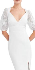 BCBG White Midi Dress