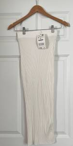 White knitted Skirt NWT