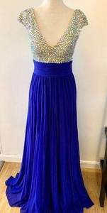 Prom dress blue  long blue dress prom or fancy dress up event size 6