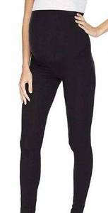 NEW HUE women's maternity Soft cotton legging in black Large