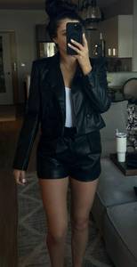 Leather Shorts