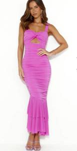 Seen Lavishly Mesh Maxi Dress