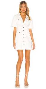 Aliso Utility Dress In White