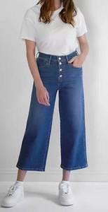 Levi’s Mile High Cropped Wide Leg Jeans