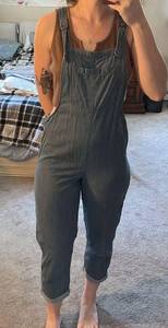 Pinstripe Soft Overalls