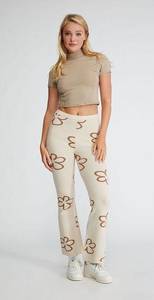 PacSun NWT  LA Hearts Flower boho hippie flare pull on pants