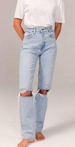 Abercrombie & Fitch Abercrombie 90s Ultra High Rise Straight Jeans