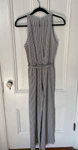 NWOT Black And White Romper