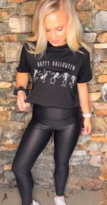 Halloween Cropped Tee