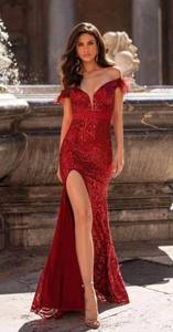 NWT Formal Red Gown from  the Label