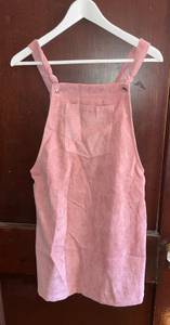 SheIn light pink overall dress