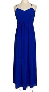 Belle Badgley Mischka cross back maxi