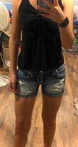 Rock Revival Lam Jean Shorts